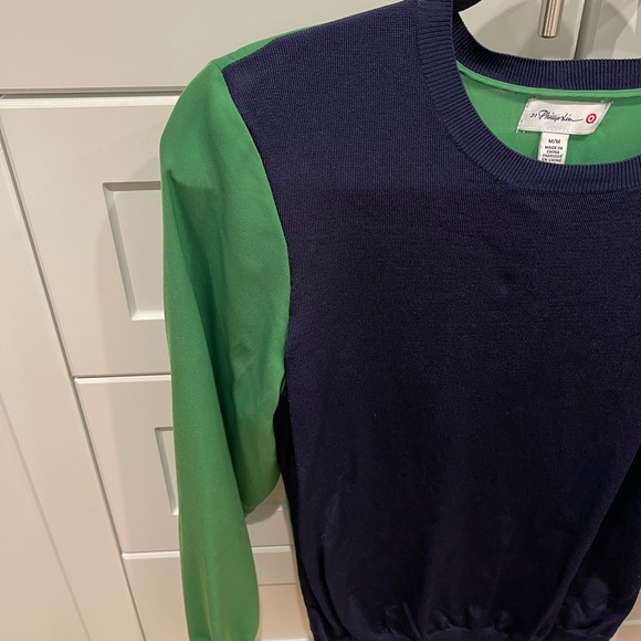 3.1 Philip Lim for Target 2 toned crew neck shirt - Picture 2 of 3